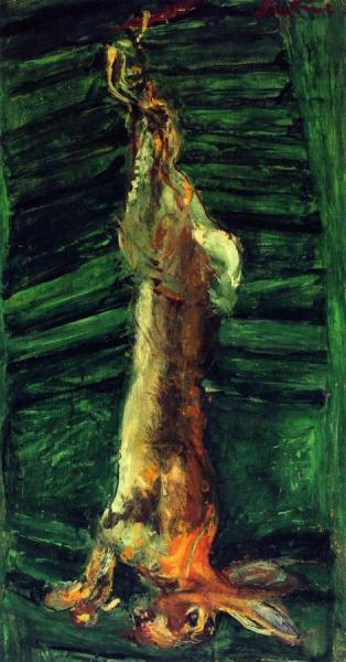 Rabbit On Green Shutter by Chaim Soutine Oil Painting Reproductions