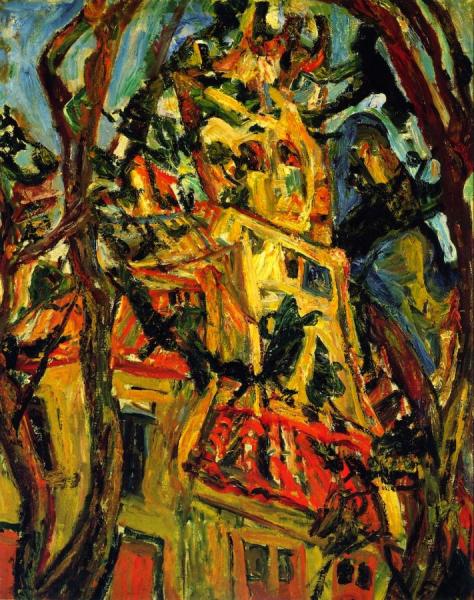 Red Roofs, Céret by Chaim Soutine