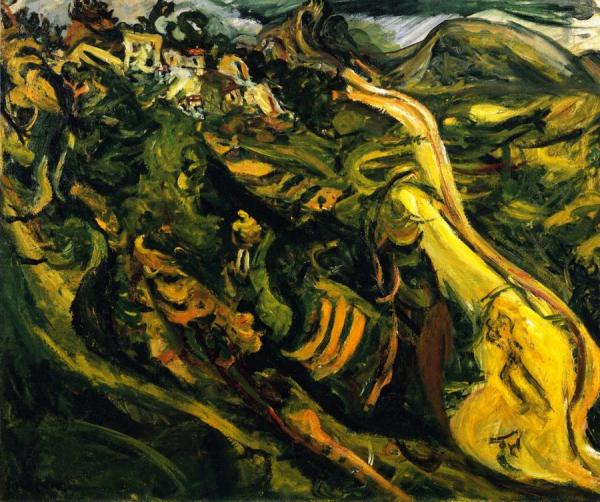 Road At Cagnes by Chaim Soutine