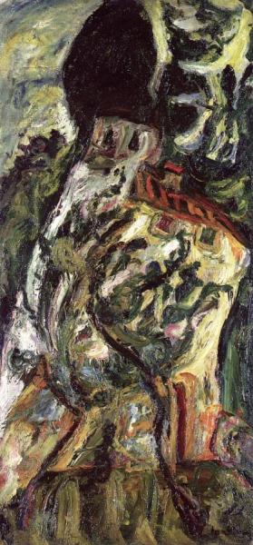 Small Tree In Front Of A House by Chaim Soutine