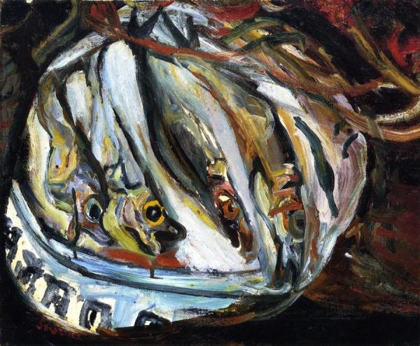 Still Life With Fish by Chaim Soutine Oil Painting Reproductions
