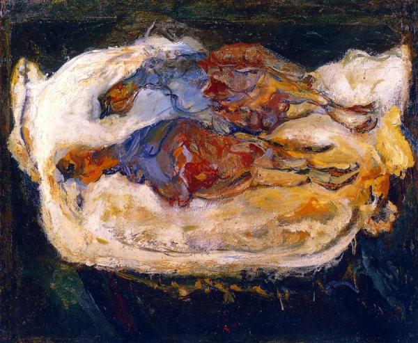 Still Life With Guinea Fowl by Chaim Soutine Oil Painting Reproductions