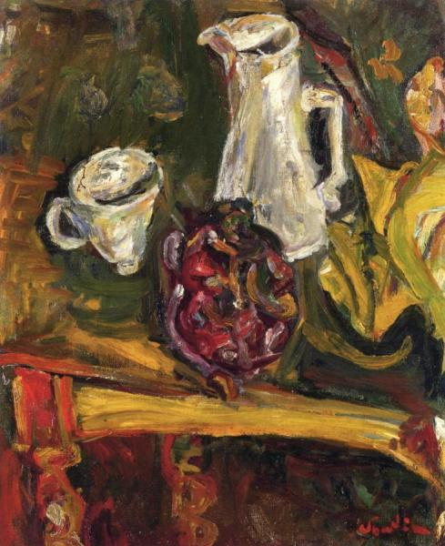 Still Life With Red Cabbage by Chaim Soutine
