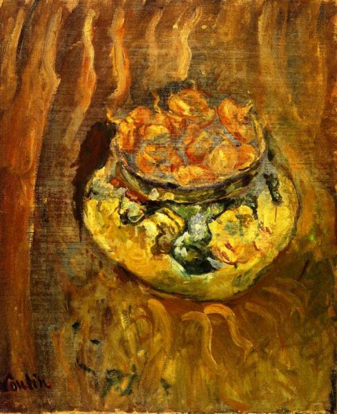Still Life With Round Table by Chaim Soutine