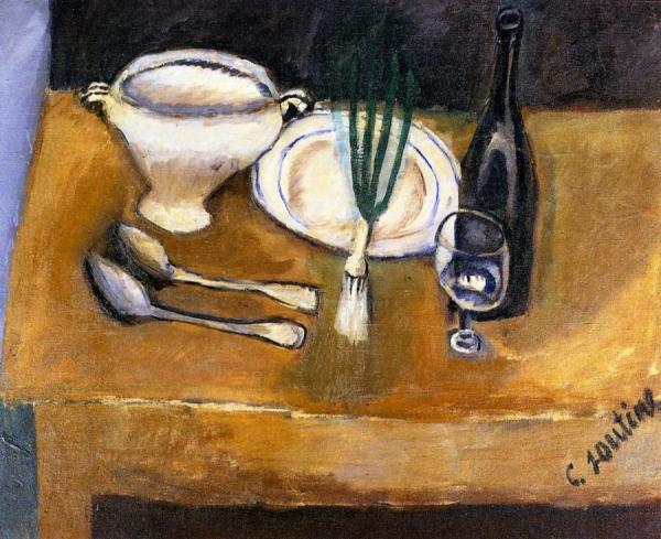 Still Life With Soup Tureen by Chaim Soutine