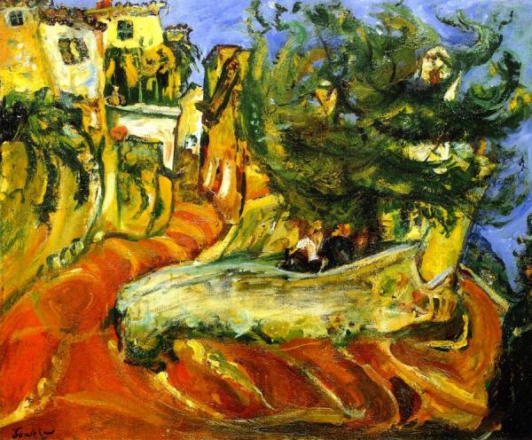 Street Of Cagnes-sur-mer by Chaim Soutine
