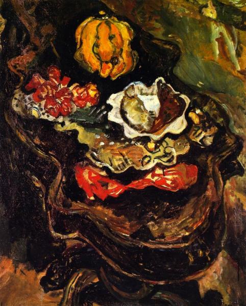 Table With Food by Chaim Soutine