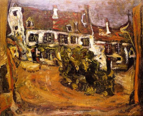 The Farm, Ile-de-france by Chaim Soutine