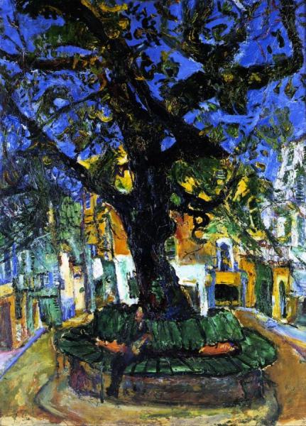 The Great Tree Of Vence by Chaim Soutine Oil Painting Reproductions