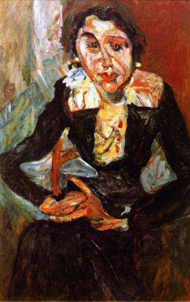 The Green Dress by Chaim Soutine