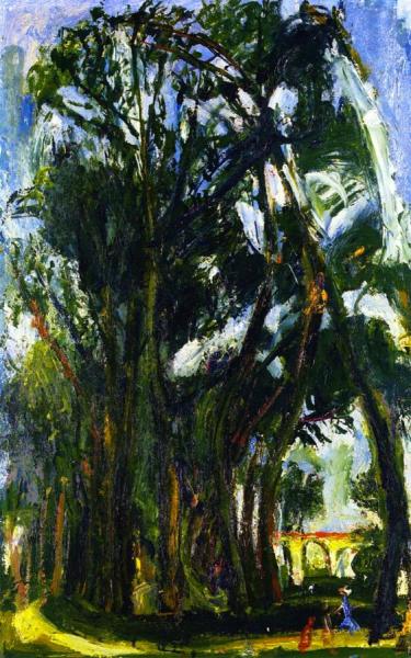 The Large Field In Chartres With Viaduct by Chaim Soutine