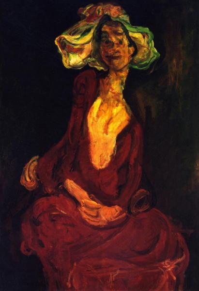 The Large Hat by Chaim Soutine