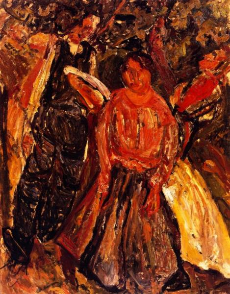Three Peasants by Chaim Soutine