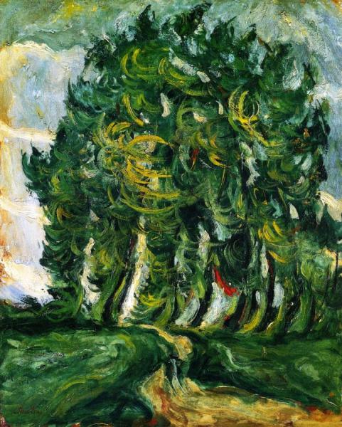 Trees At Auxerre by Chaim Soutine