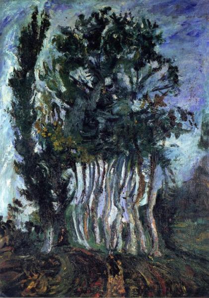 Trees At Champigny by Chaim Soutine
