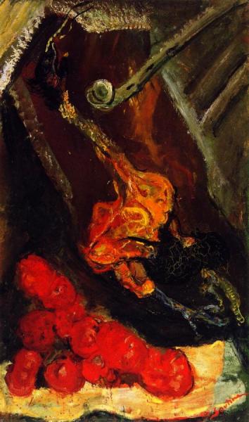 Turkey And Tomatoes by Chaim Soutine