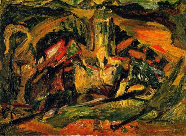 Village Church by Chaim Soutine