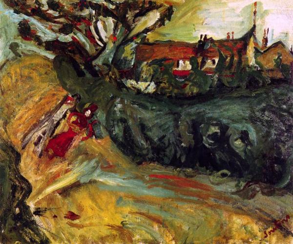 Walk Near The Village by Chaim Soutine