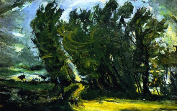 Windy Day, Auxerre by Chaim Soutine