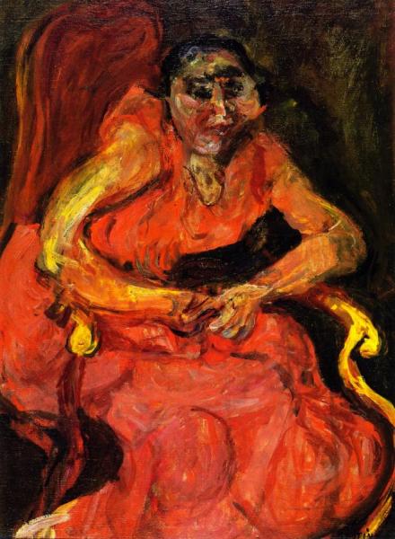 Woman In Pink by Chaim Soutine