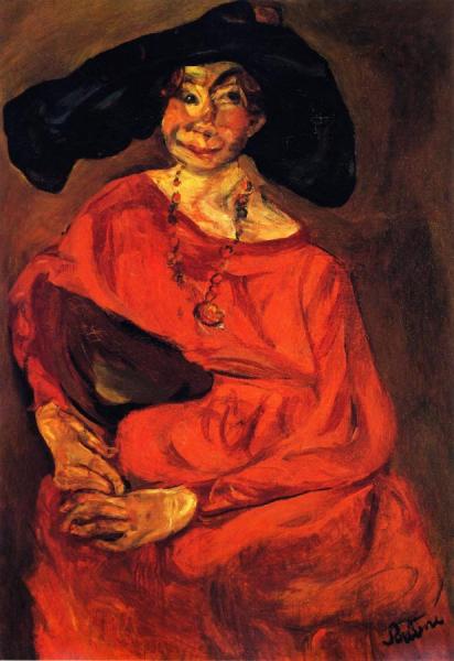 Woman In Red by Chaim Soutine