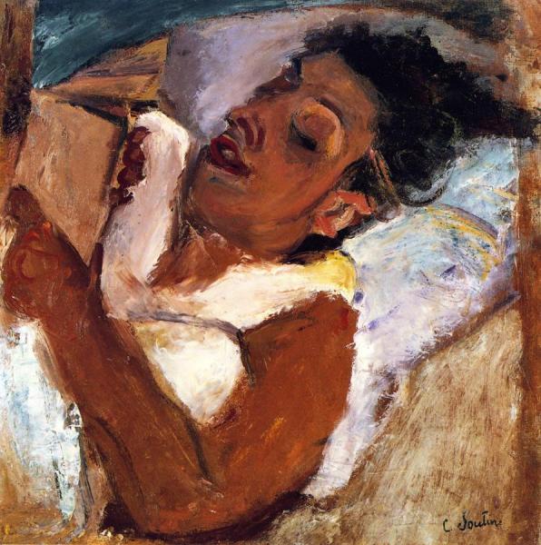 Woman Reading by Chaim Soutine