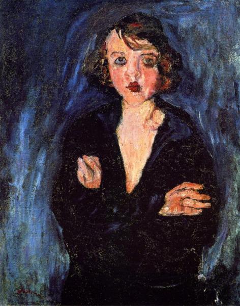 Woman With Arms Folded by Chaim Soutine