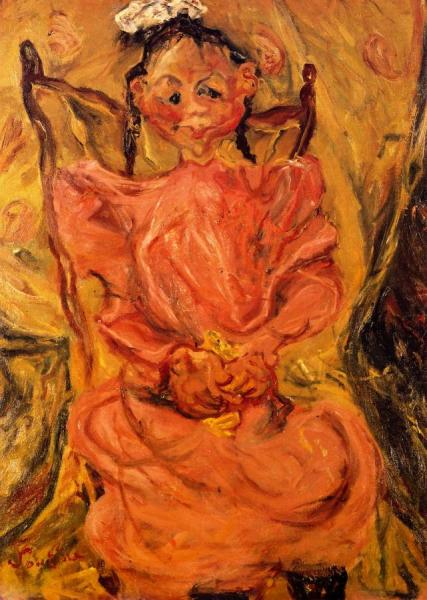 Young Girl In Pink by Chaim Soutine