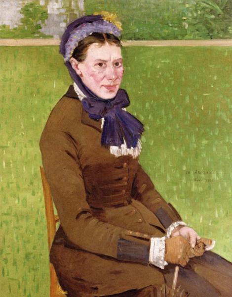 Charles Agrand Portrait Of Maria, The Artist's Sister