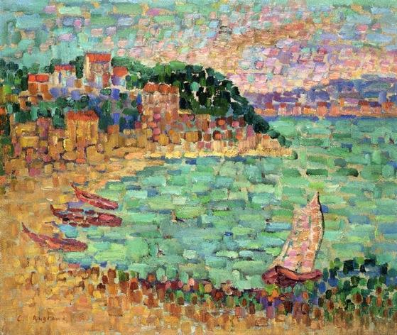 Le Petit Port by Charles Angrand