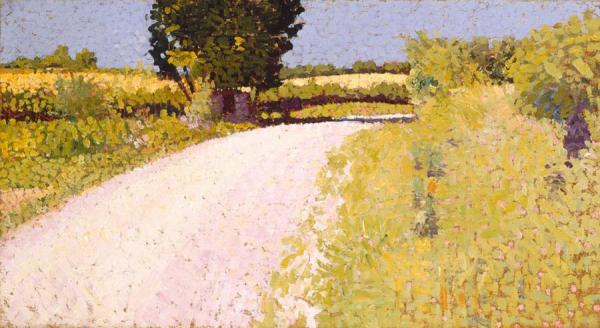 Path In The Country by Charles Angrand