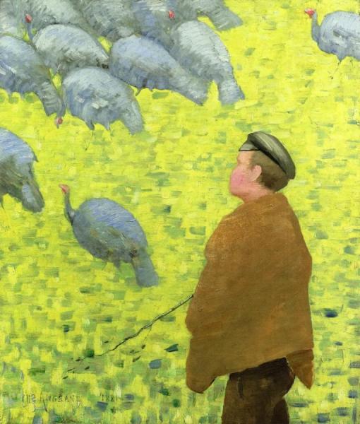 The Guardian Of Turkeys by Charles Angrand