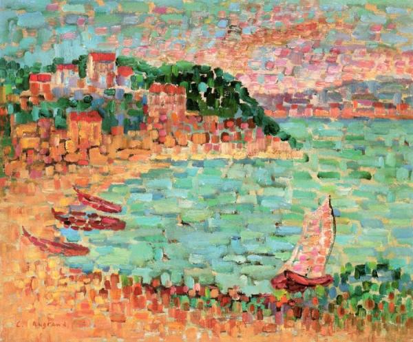 The Small Port by Charles Angrand