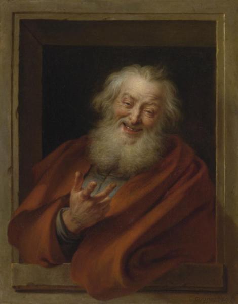 Cheerful Democritus by Charles-antoine Coypel Oil Painting Reproductions