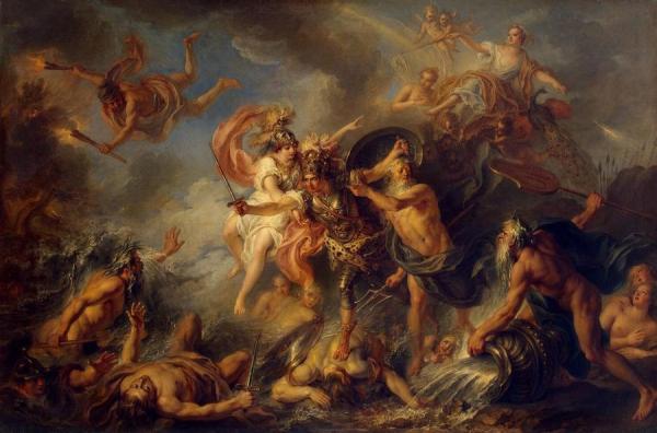 Charles-antoine Coypel The Fury Of Achilles
