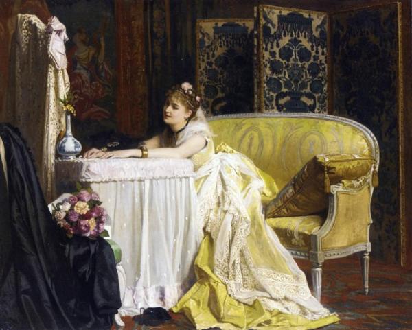 After The Ball by Charles Baugniet
