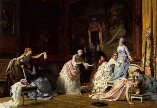 Blind Man's Buff by Charles Baugniet Oil Painting Reproductions