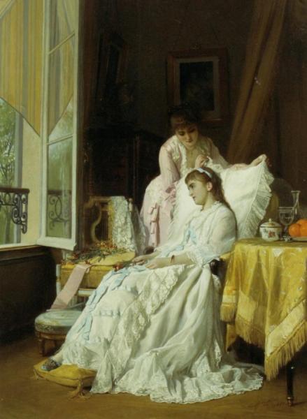 The Convalescent by Charles Baugniet
