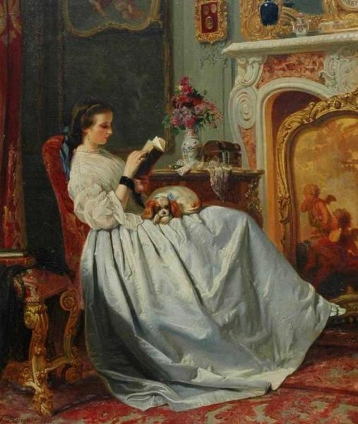 The Reader by Charles Baugniet