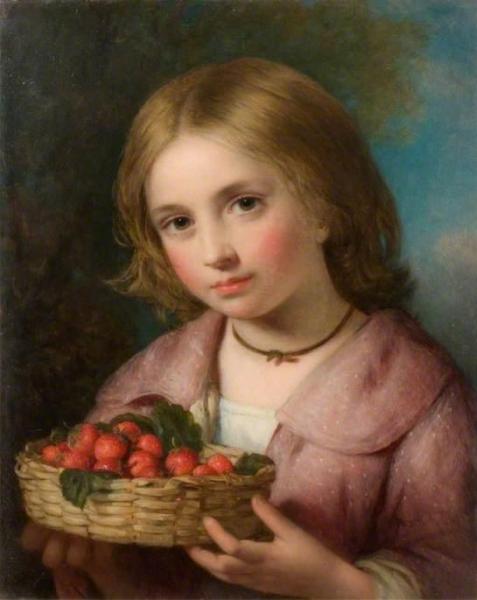 Girl With Strawberries by Charles Baxter