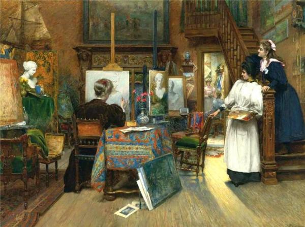 The Female Artists by Charles Boom