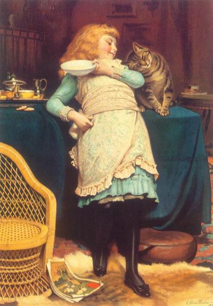 Coaxing Is Better by Charles Burton Barber