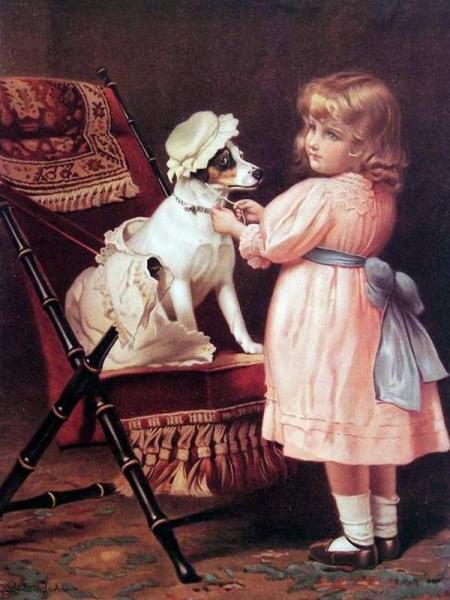 Charles Burton Barber How Like Grandma