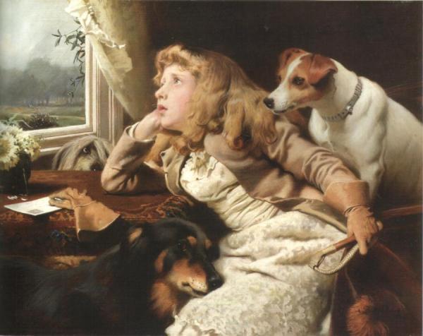 No Ride Today by Charles Burton Barber Oil Painting Reproductions