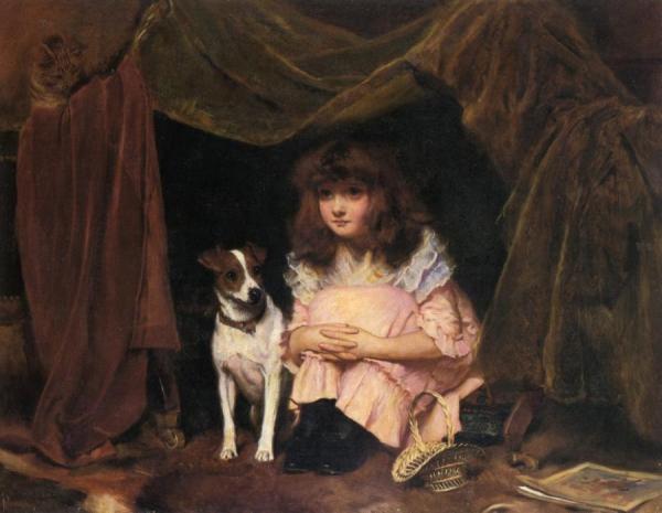 The Hiding Place by Charles Burton Barber