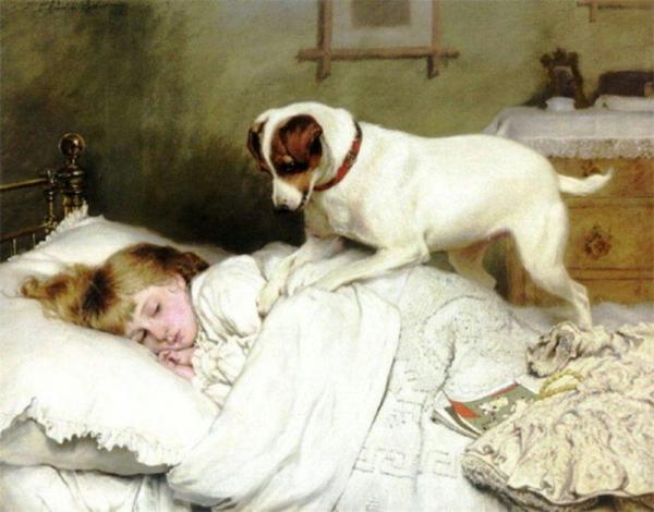 Time To Wake Up by Charles Burton Barber