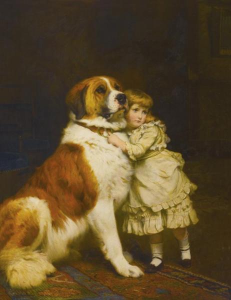 Good Friends by Charles Burton Barber Oil Painting Reproductions