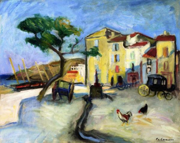 A Corner Of The Port At Cassis by Charles Camoin