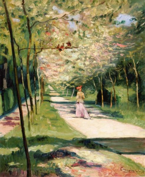 A Lane In The Park At Saint Cloud by Charles Camoin