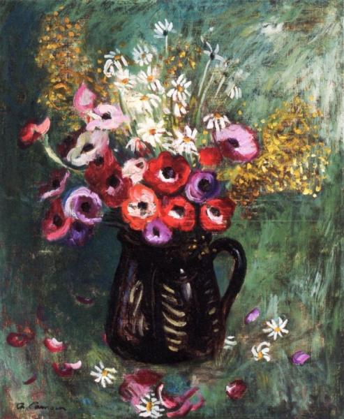 Bouquet Of Anemones by Charles Camoin
